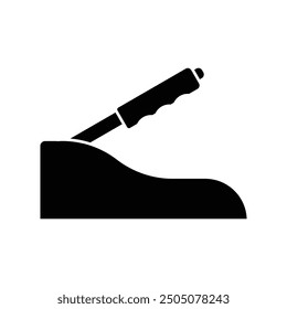 Handbrake symbol icon illustration element design