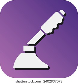 Handbrake Vector Glyph Gradient Background Icon For Personal And Commercial Use.
