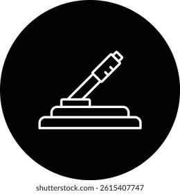 Handbrake vector icon. Can be used for printing, mobile and web applications.