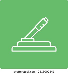 Ícone vetor do freio de mão. Pode ser usado para impressão, aplicativos móveis e da Web.