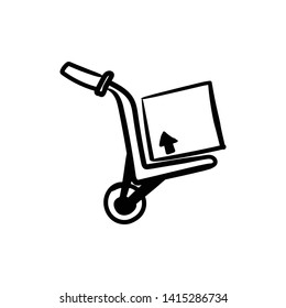 handcart icon doodle hand draw 