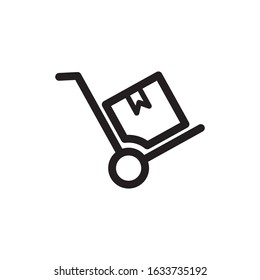 Handcart Icon In Trendy  Design Vector Eps 10