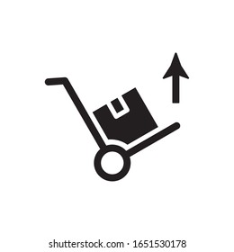 Handcart Icon In Trendy  Design Vector Eps 10