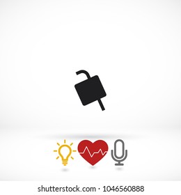 handcart vector icon