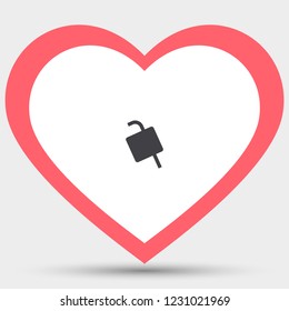 handcart vector icon