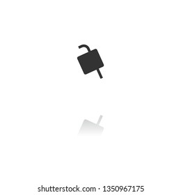 handcart vector icon