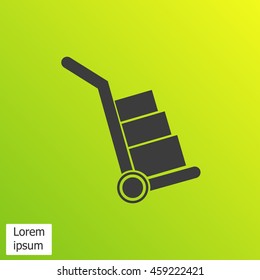 Handcart vector  icon
