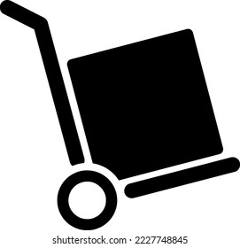 handcart vector icon vector illustration on white background..eps
