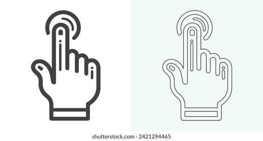 Hand-click icon set. pointer icon vectors. hand cursor icon click. pointer vector. hand cursor icon vector