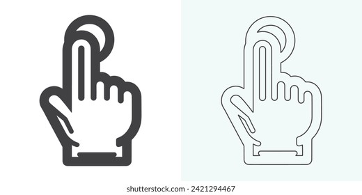 Hand-click icon set. pointer icon vectors. hand cursor icon click. pointer vector. hand cursor icon vector