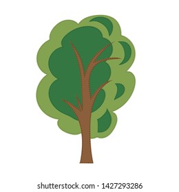 Handcraft felt summer color tree