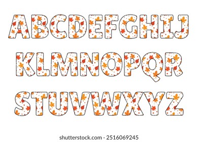 Handcrafted Autumn Bliss letters color creative art typographic design