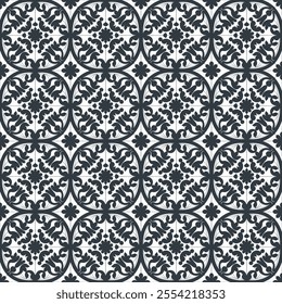 Handcrafted Azulejos Ceramic Tile Designs Collection with Traditional Blue Floral Style and Geometric Patterns – Seamless Intricate Vectors for Elegant and Unique Home Decor.