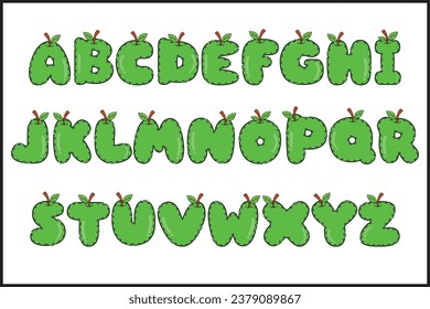 Handcrafted Back To School letters color creative art typographic design