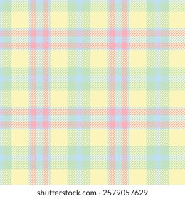 Handcrafted Checkered Fabric with Soft Pastel Colors