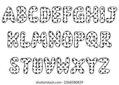Handcrafted Chess letters color creative art typographic design