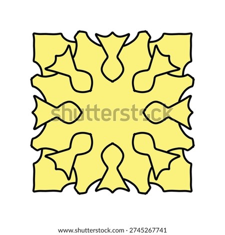 Handcrafted Classic Floral Tile Pattern