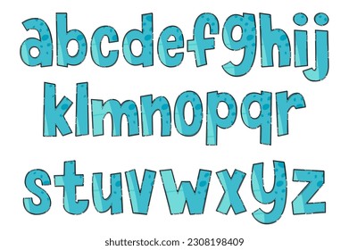 Handcrafted Dinosaur Skin Letters. Color Creative Art Typographic Design