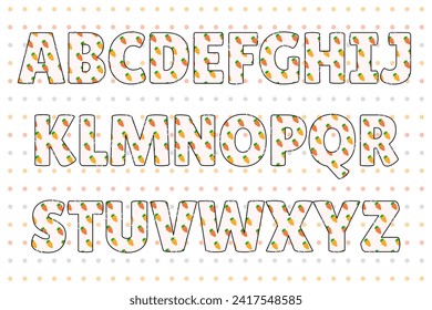 Handcrafted Easter letters color creative art typographic design