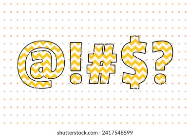Handcrafted Easter letters color creative art typographic design