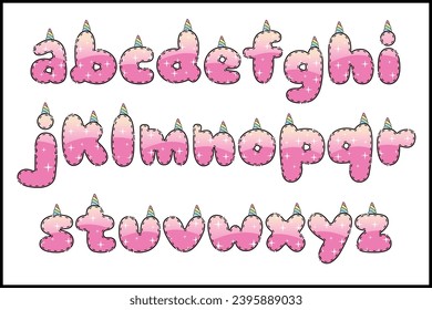 Handcrafted Fairy Tale letters color creative art typographic design