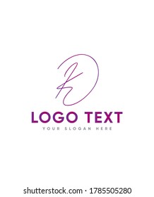 Estilo artesanal último tipo K plantilla de logotipo, logotipo vector para identidad empresarial y de empresa 