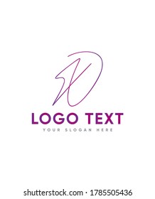 Estilo artesanal último tipo de plantilla de logotipo X, logotipo vector para identidad empresarial y de empresa 