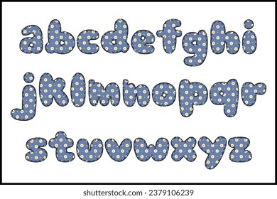 Handcrafted Flora letters color creative art typographic design