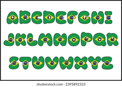 Handcrafted Geography letters color creative art typographic design