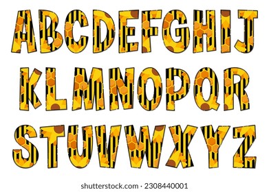 Handcrafted Honeycomb Letters. Color Creative Art Typographic Design