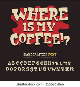Handcrafted Irregular Letters