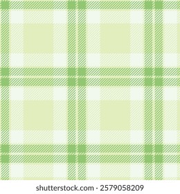 Handcrafted Light Green Plaid for Textile Prints