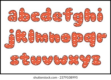 Handcrafted Lovely letters color creative art typographic design