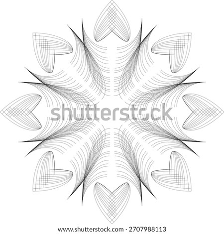 Handcrafted Mandala art with colors.