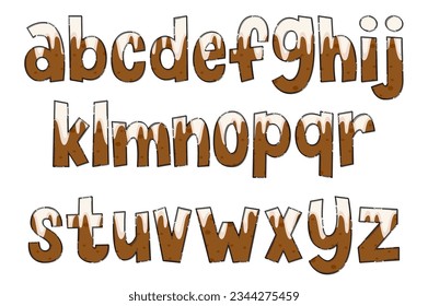 Handcrafted Merry Christmas Letters. Color Creative Art Typographic Design