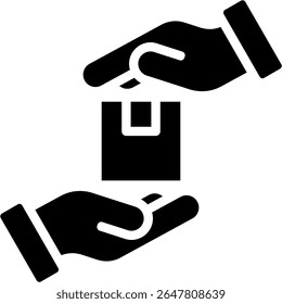 Handcrafted Products Icon Glyph Vector Illustration