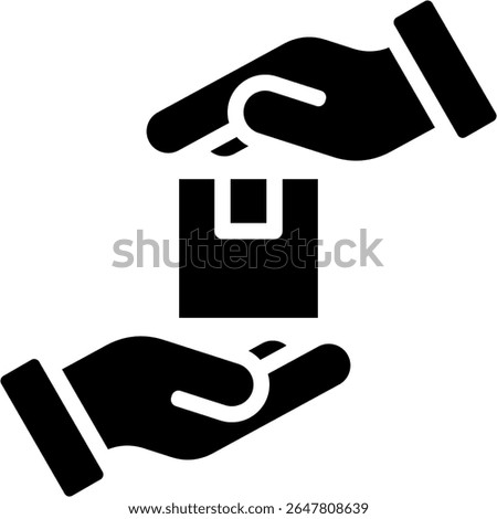 Handcrafted Products Icon Glyph Vector Illustration