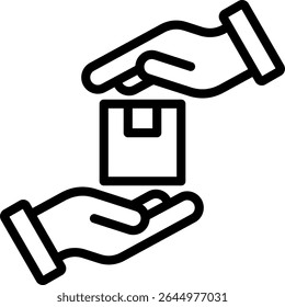 Handcrafted Products Icon Outline Vector Illustration