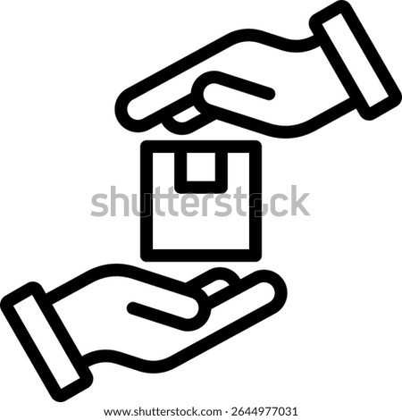 Handcrafted Products Icon Outline Vector Illustration