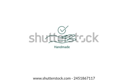 Handcrafted Quality: Artisanal and Handmade Vector Icon