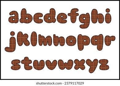 Handcrafted Sweet letters color creative art typographic design