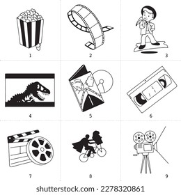 Handcrafted Tattoo Vector Art: A Set of Hand-Drawn Graphics
