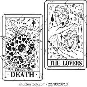 Handcrafted Tattoo Vector Art: A Set of Hand-Drawn Graphics
