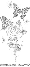 Handcrafted Tattoo Vector.Unique Handcrafted Tattoo Vectors.Handmade Tattoo Vector Art