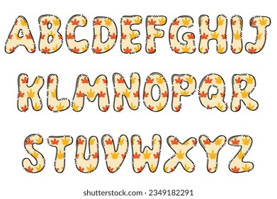 Handcrafted Thanksgiving letters color creative art typographic design