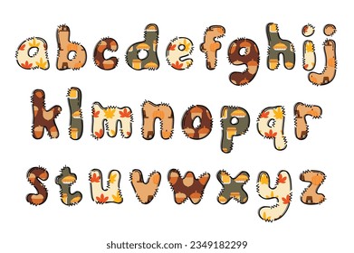 Handcrafted Thanksgiving letters color creative art typographic design