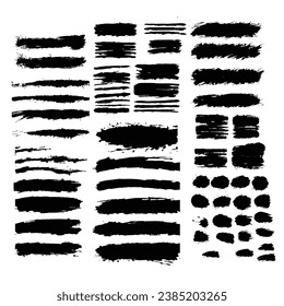 Handcrafted Vector Brush Ink Collection