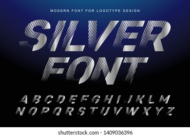 Handcrafted vector font for logotype design