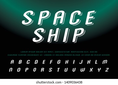 Handcrafted vector font for logotype design