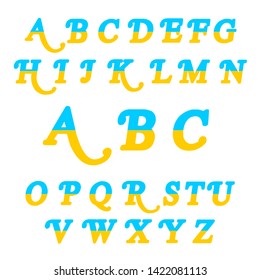 Handcrafted vector typeface fonts vintage. Alphabet letters 
